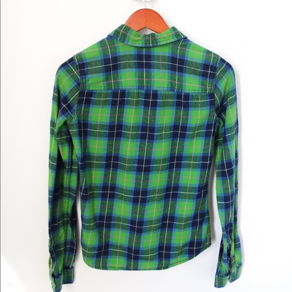 Hollister Plaid Flannel Shirt - Picture 6 of 7